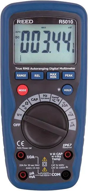 REED Instruments R5010 True RMS Digital Multimeter