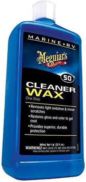 Meguiars M5032 1 Step Boat Cleaner/Wax 32 O