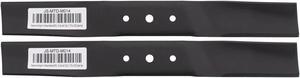 Erie Outdoor Power Equipment (2) Straight Low-Lift Blade fits Ferris® 1520843 5020843 32-inch 48-inch Deck
