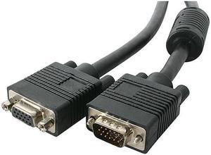 3 ft Coax High Resolution VGA Monitor Extension Cable - HD15 M/F
