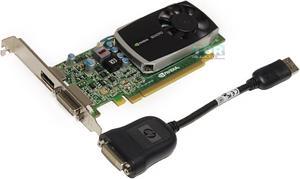 nVidia Quadro 600 1GB DDR3 PCI-E x16 Video Card Dell 5YGHK
