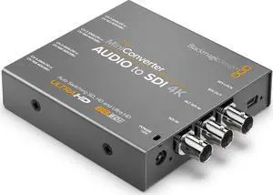 blackmagic design mini converter audio to sdi 4k bmdconvmcauds4k