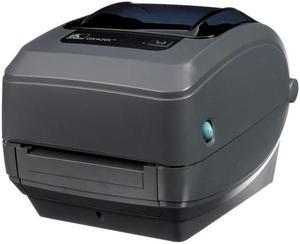 Zebra - GK420t Thermal Transfer Desktop Printer for labels, Receipts, Barcodes, Tags, and Wrist Bands - Print Width of 4 in - USB, Serial, and Parallel Connectivity - GK42-102510-000