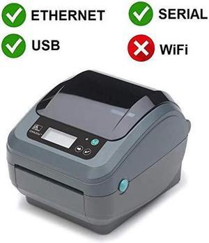 Zebra GX420D with Display, Thermal Label Barcode Printer, USB/Ethernet/Serial Connectivity, GX42-202410-000 (Renewed)