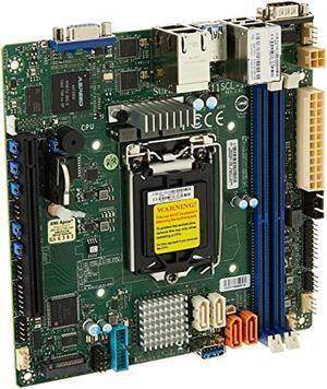 Supermicro MBD-X11SCL-IF-O X11SCL-IF - Motherboard - Mini ITX - LGA1151 Socket - C242 - USB 3.1 Gen 1-2 x Gigabit LAN - onboard Graphics