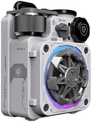 Muzen Cyber Cube-Pro Bluetooth Speaker, Bluetooth 5.0, Portable Speaker with Fidget Spinner, Crystal Clear Sound with RGB Led Light Wireless Speaker, Waterproof Speakers for Indoor Outdoor