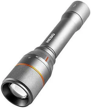NEBO Davinci 3500 | Rechargeable 3500 Lumen Handheld Flashlight with Power Bank, Black