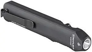 Streamlight 88810 Wedge 300-Lumen Slim Everyday Carry Flashlight, Includes USB-C Cord, Lanyard, Black, Box Packaged