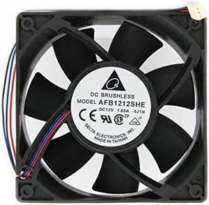 120mm CPU Case Cooling Fan Ultra Strong 12cm Cooling Fan DC 12V Cooling Fan 200CFM AFB1212SHE 3Pin Connector Cooling Fan