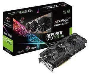 ASUS ROG Strix GeForce GTX 1070 Ti 8GB GDDR5 Advanced Edition VR Ready DP HDMI DVI Gaming Graphics Card (ROG-STRIX-GTX1070TI-A8G-GAMING)