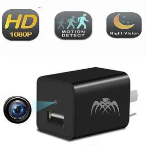 Spy Camera - Mini Camera - Motion Detection - USB Hidden Camera - Mini Spy Camera - USB Camera - Spy Camera Charger - Hidden Camera Charger - Nanny Cam - Hidden Spy Cam - Hidden Cam