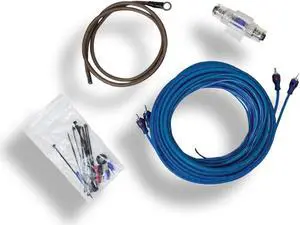 Stinger SSK4ANL Select Wiring Kit with Ultra-Flexible Copper-Clad Aluminum Cables (4 Gauge)