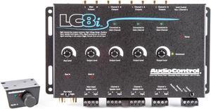 AudioControl LC8i Black Eight Channel Line Output Converter with Auxiliary Input