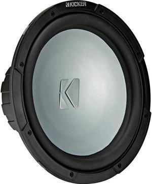 KICKER - KM 10" Single-Voice-Coil 4-Ohm Subwoofer - Charcoal