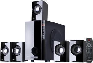 beFree Sound BFS-430 5.1 Channel Bluetooth Surround Sound Speaker System in Black