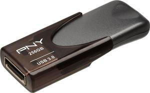 PNY - Elite Turbo Attach® 4 256GB USB 3.0 Type A Flash Drive - Blac