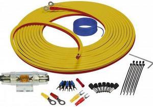 8GA Marine Amplifier Installation Kit - Yellow / Red