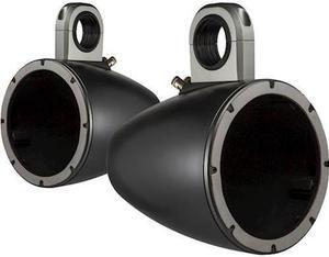 KM-Series Enclosures for Kicker 8" Speakers (2-Pack) - Black