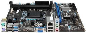 MSI H81M-E33 LGA 1150 Intel H81 HDMI SATA 6Gb/s USB 3.0 Micro ATX Intel Motherboard