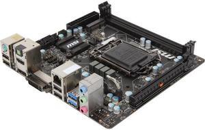 MSI B85I LGA 1150 Intel B85 HDMI SATA 6Gb/s USB 3.0 Mini ITX Intel Motherboard