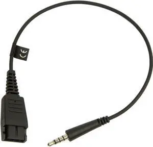 Jabra Quick Disconnect (QD) to straight 3.5 mm Jack Cord 8800-00-99