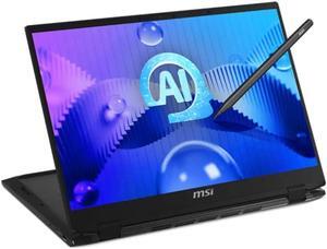 [2024] HIDevolution MSI Summit E16 AI Studio A1VETG [Black] 16" QHD+ 165Hz Touch, 1.4 GHz Ultra 7-155H, RTX 4050, 32 GB LPDDR5, 1 TB PCIe SSD, Windows 11 Pro