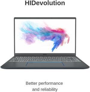 HIDevolution MSI Prestige 14 A10SC 14” UHD | Grey with Blue Diamond Cut | 1.1 GHz i7-10710U, GTX 1650 Max-Q, 16GB 2133MHz RAM, 2TB PCIe SSD | Authorized Performance Upgrades & Warranty