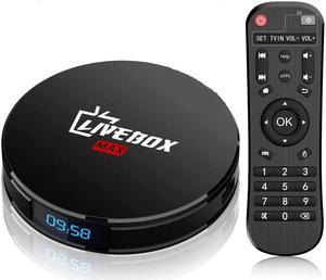 axGear Android Smart TV Box Supporting 4K Full HD HDTV WiFi Media Player 4Gb 64Gb