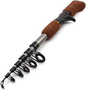 Adjustable Telescopic Fishing Rod Fishing Tackle Rotating Spinning Extendable - axGear