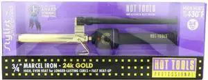 Hot Tools HT1105 Regular Professional Marcel Curling Iron with Multi Heat Control, 3/4 Inches