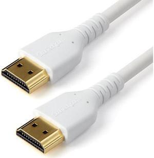 StarTech 3.28ft HDMI 2.0 High Speed UHD 4K Cable RHDMM1MPW