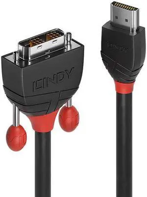 2M HDMI TO DVI-D CABLE BLACK LINE