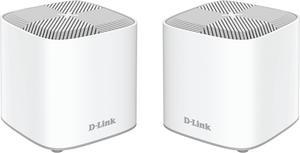 D-Link Covr Whole Home COVR-X1862 - Wi-Fi system (2 routers) - up to 420 sq.m - mesh - GigE - 802.11a/b/g/n/ac/ax - Dual