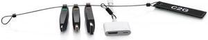 C2G Universal 4K HDMI Adapter Ring with Color Coded Mini DisplayPort, DisplayPort, USB-C, and Lightning - Video adapter