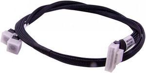 Broadcom - SAS internal cable - Slim SAS (SFF-8654) (M) to Mini SAS HD (SFF-8643) - 1 m