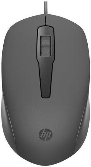 HP 150 - Mouse - right and left-handed - optical - wired - USB - black - for Victus by HP Laptop 16, Laptop 14, 15, 17,