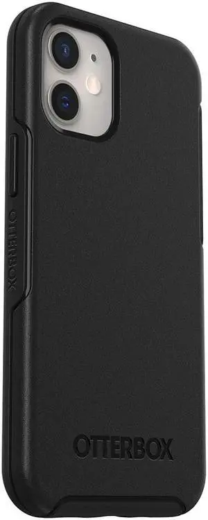 OtterBox for Apple iPhone 12/iPhone 12 Pro, Sleek Drop Proof Protective Case, Symmetry Series, Black - Non-Retail Packag