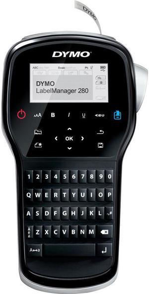 DYMO LabelManager 280 S0968960 Label Printer. Rechargeable battery pack, Large screen with print preview, Stores up to 9