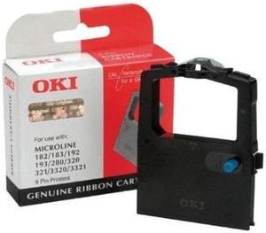 OKI - Black - print ribbon - for Microline 3390, 3391, 380, 385, 390, 390 Elite, 391
