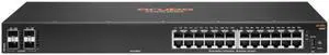HPE Aruba 6000 24G 4SFP Switch - Switch - L3 - Managed - 24 x 10/100/1000 + 4 x Gigabit SFP - side to side airflow - rac