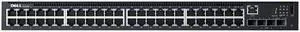 Dell Networking N1548 - Switch - L2+ - Managed - 48 x 10/100/1000 + 4 x 10 Gigabit SFP+ - front to back airflow - rack-m