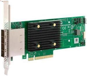 Lenovo ThinkSystem 440-16e - Storage controller - 16 Channel - SATA 6Gb/s / SAS 12Gb/s - low profile - PCIe 4.0 x8 - for