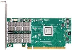 NVIDIA ConnectX-4 EN MCX414A-BCAT - Network adapter - PCIe 3.0 x8 low profile - 40Gb Ethernet / 56Gb Ethernet QSFP x 2