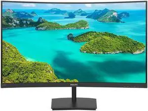 Philips Curved LED-Display E-line 241E1SCA - 61 cm (24") - 1920 x 1080 Full HD