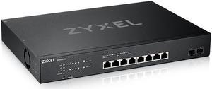 zyxel 8-port multi-gig + 2 10g fiber nebulaflex smart managed switch. [xs1930-10]