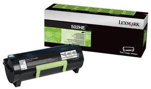 Lexmark 502HE - High Yield - black - original - toner cartridge - Lexmark Corporate
