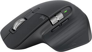Logitech Master Series MX Master 3S - Mouse - ergonomic - optical - 7 buttons - wireless - Bluetooth, 2.4 GHz - Logitech