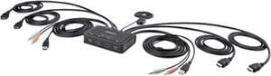 2-PORT COMPACT 4K KVM SWITCH