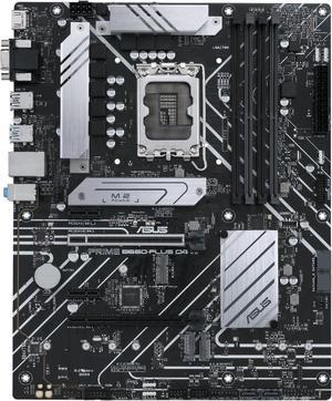 ASUS PRIME B660-PLUS D4 - Motherboard - ATX - LGA1700 Socket - B660 Chipset - USB 3.2 Gen 1, USB 3.2 Gen 2, USB-C 3.2 Ge
