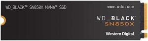 WD_BLACK SN850X NVMe SSD WDBB9G0010BNC - SSD - 1 TB - internal - M.2 2280 - PCIe 4.0 (NVMe) - black